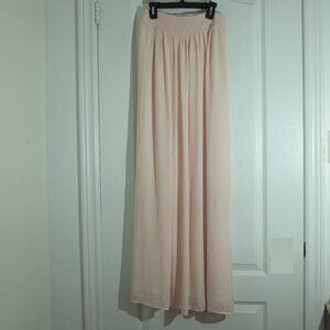 Pins & Needles blush pink maxi crepe skirt size 24